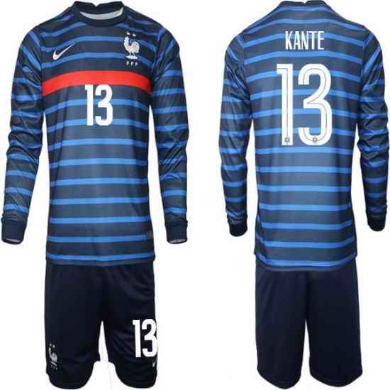 Mens France Long Soccer Jerseys 021